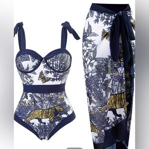 ♣️ NEW TIGERS & BUTTERFLIES SWIMSUIT SET ♠️